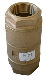 Vertical Check Valve, Double Poppet w/Test Plug