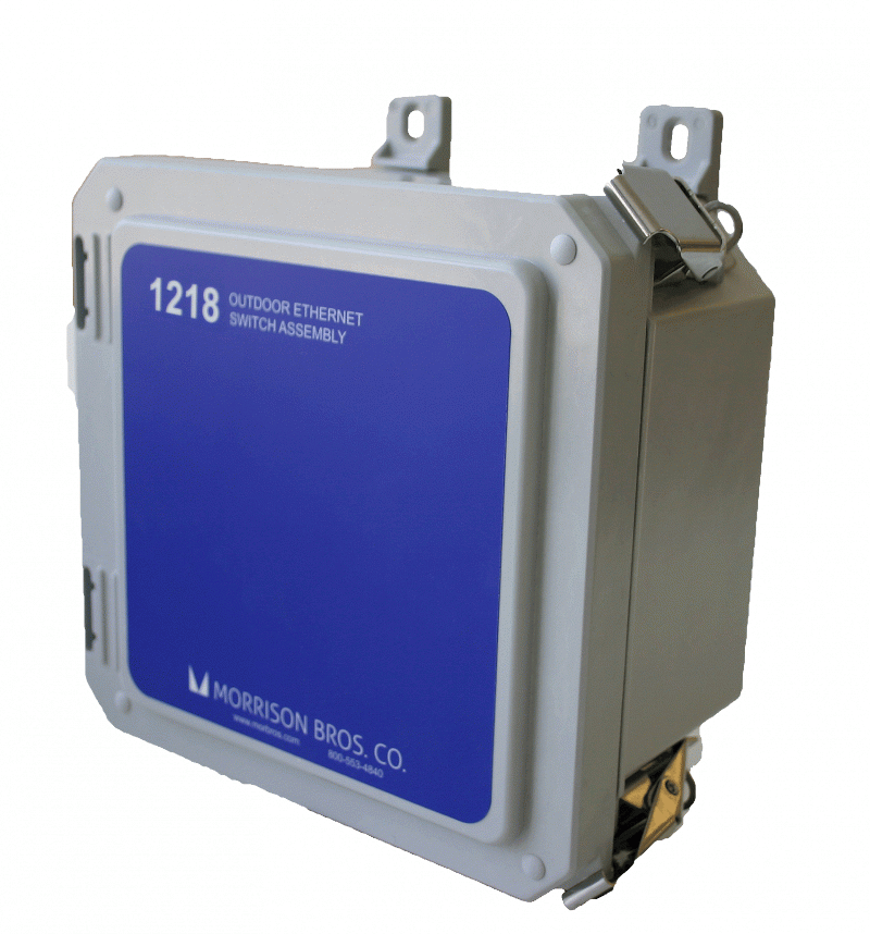 Outdoor 8-Port Ethernet Switch Assembly