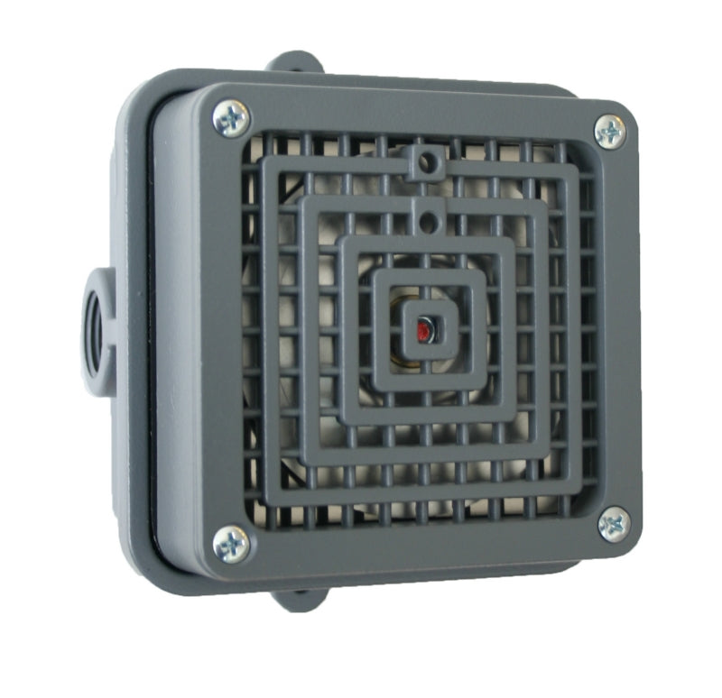 Remote horn with mounting box, 120 Volt AC powered.