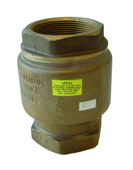 Back Pressure Valve, Vertical Type with 25 PSI ER