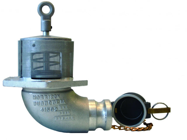 Emergency Valve, Male Adaptor Outlet w/Screen, w/dust cap