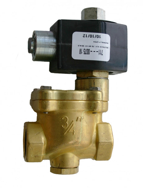 Solenoid Valve - Brass (FKM) Normally Open w/120V/60Hz AC Coil
