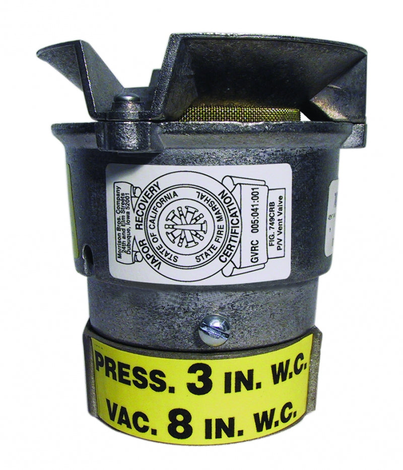 Pressure Vacuum Vent (2" w/3" Reducer)