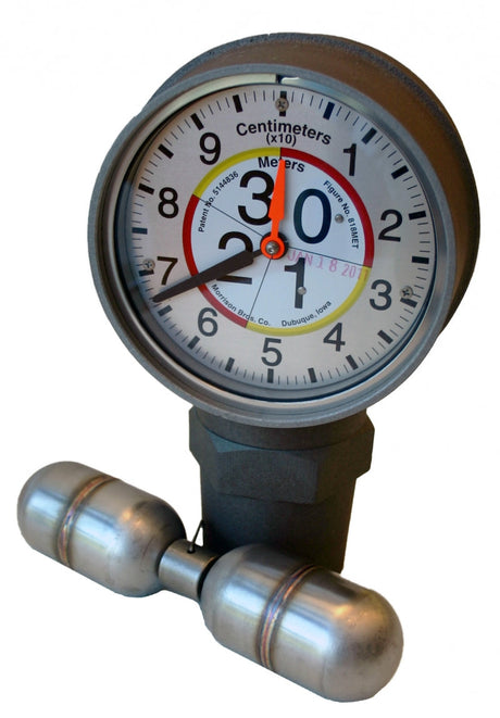 Metric Face Clock Gauge w/Standard Float, CARB EVR Approved