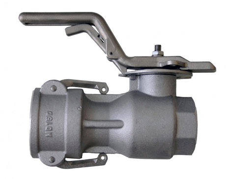 Aluminum dry disconnect coupler for fuel delivery systems.