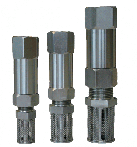 Single Poppet, Stainless Steel Foot Valve w/ Expansion Relief