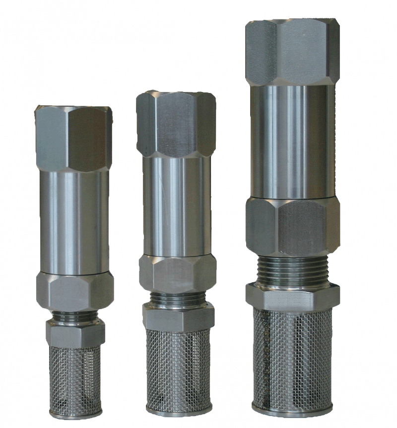 Single Poppet, Stainless Steel Foot Valve